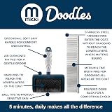 Mikki Dog Puppy Stainless Steel Comb and Hard Pin Slicker Brush 2pc Set view 8