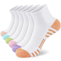Airacker Athletic Quarter Socks with Cushion