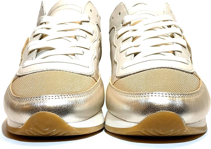 philippe model gold sneakers