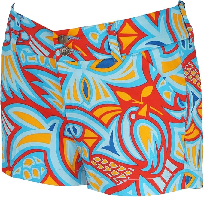 Amazon Co Jp ラウドマウスゴルフ Loud Mouth Golf ハーフパンツ ショートパンツ レディス クックドゥードゥルドゥー 087 M 服 ファッション小物