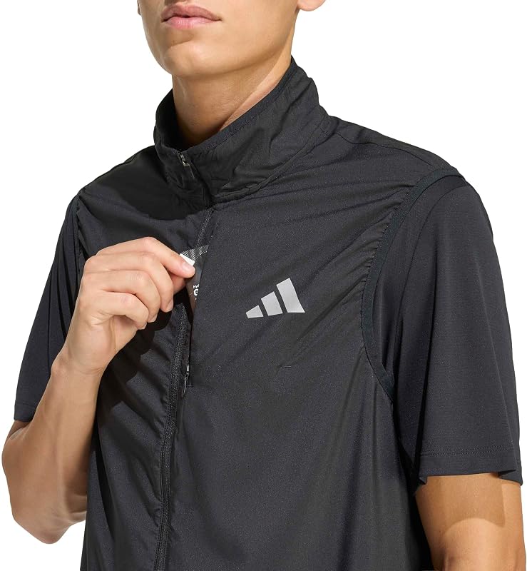 Homme Adi365 Running Essentials Vest Coat, black, M