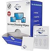 ARCHXX Screen Wipes for Electronics, 120 Count 6"x6" Pre-Moistened Screen Cleaner for Screens, Computer,Laptop,Tablet,Phone,M