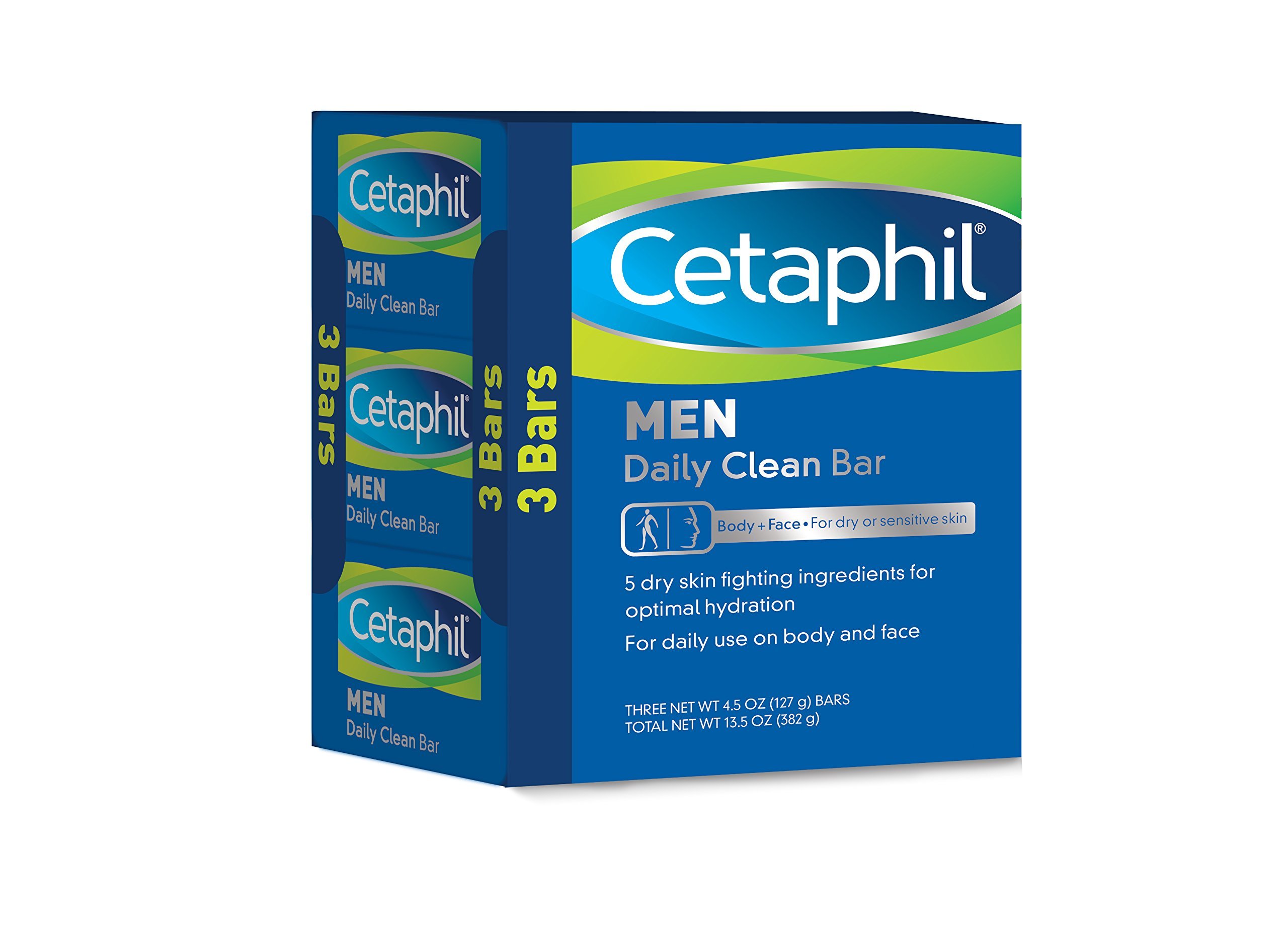 Cetaphil Antibacterial Gentle Cleansing Bar, 4.5 Ounce