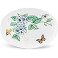 Lenox Butterfly Meadow 16-Inch Platter, White -