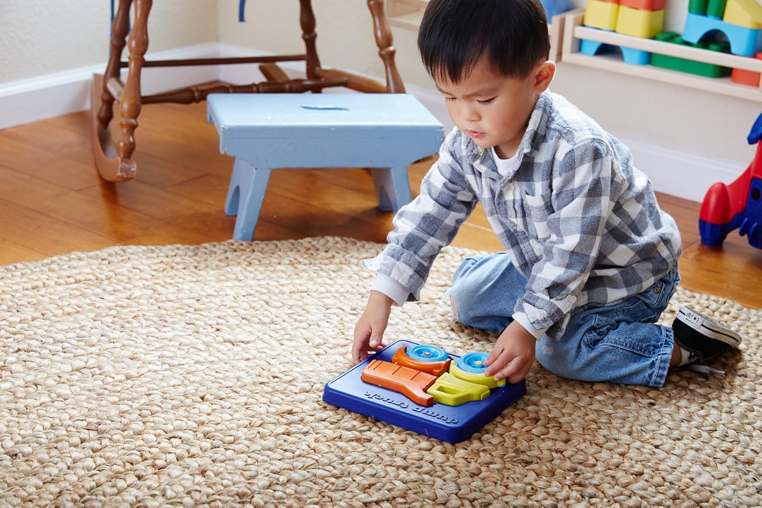 green toys dump truck puzzle