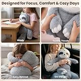 Mewaii Weighted Teddy Sloth Gifts Heat Cool 1.5kg 52cm view 5