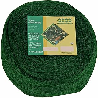 Profigarden 257145 Teichabdecknetz 2 x 3 m,  Maschen 17 x 17 mm, inklusive 10 Netzankern, dunkelgrÃ¼n