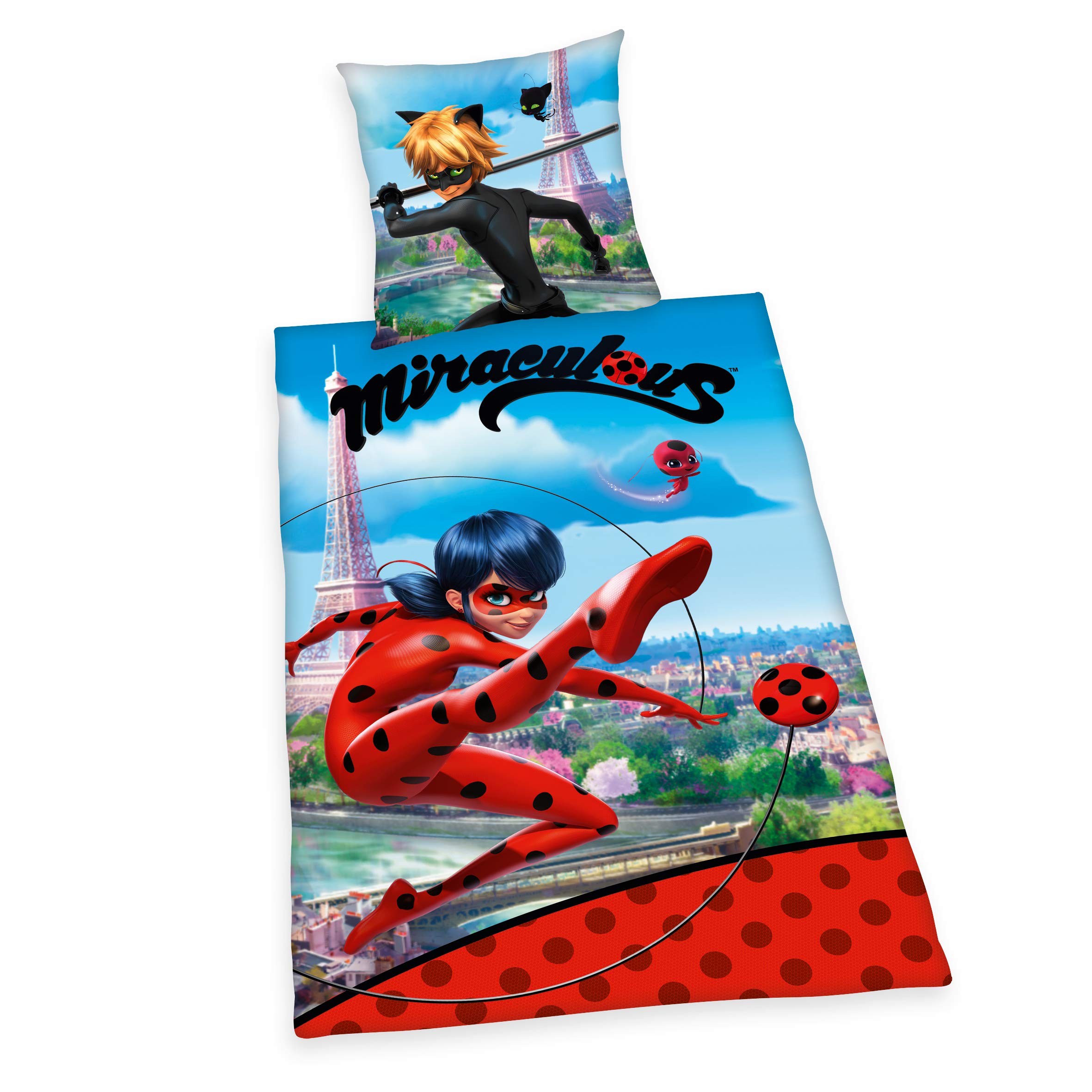 Herding Bedding Set, Cotton, Multicoloured, 80 x 80 cm, 135 x 200 cm