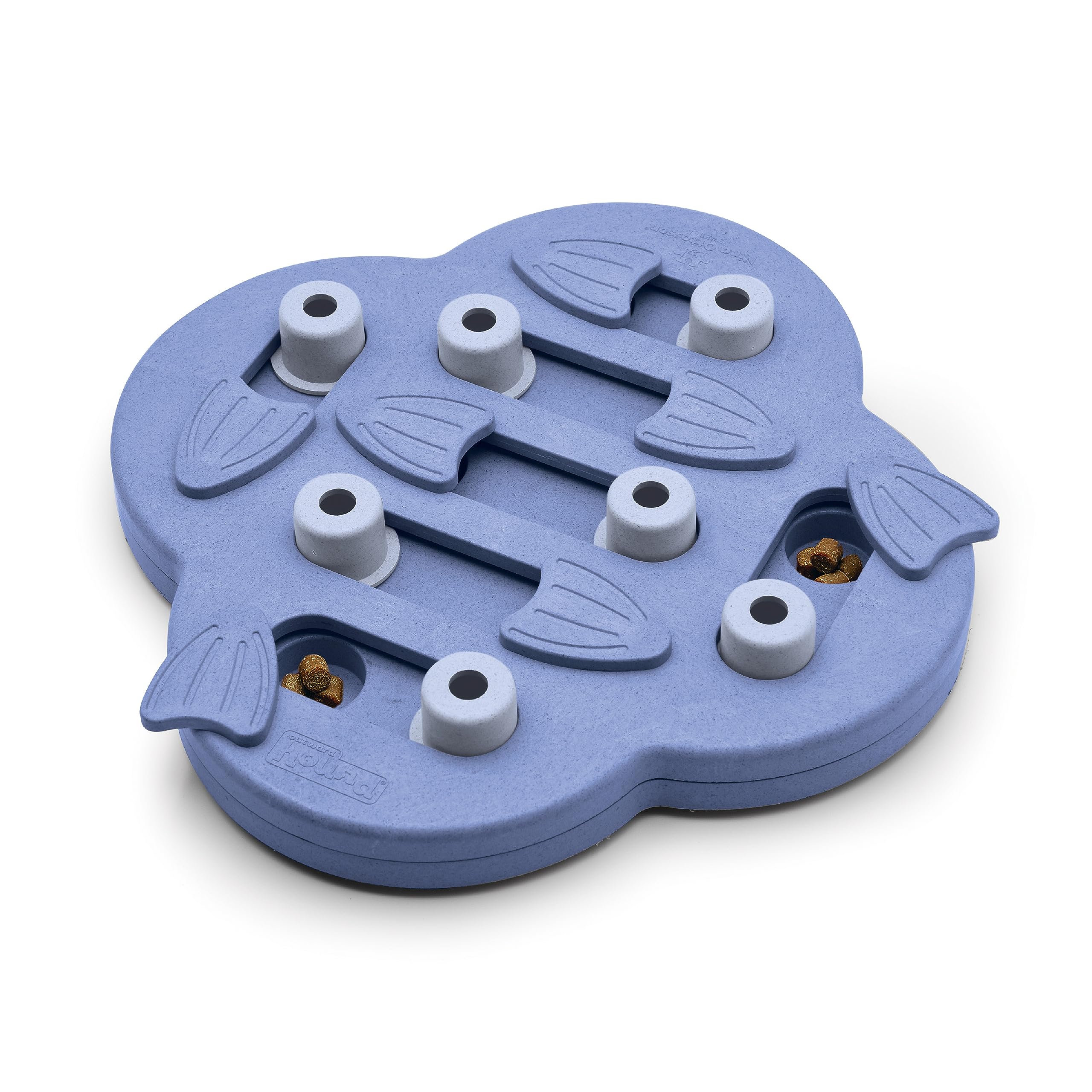 Outward Hound by Nina Ottosson Dog Hide N' Slide Treat Puzzle Enrichment Toy, Level 2 Intermediate, Purple, Composite