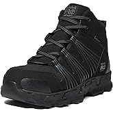 Timberland PRO Men's Powertrain Mid Alloy Toe ESD Industrial Hiking Boot