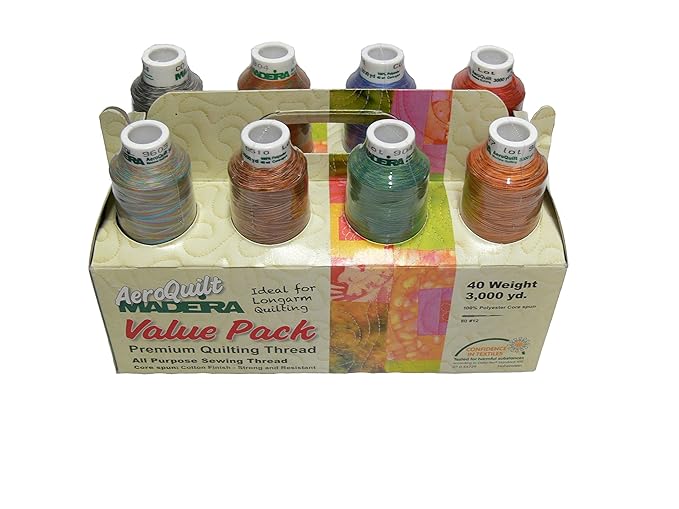 Madeira AeroQuilt Value Pack No.40 Multicolor (2500 m /8 Farben)