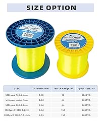 BLUEWING 3000 yd Monofilament Fishing Line 3000