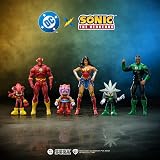 Sonic the Hedgehog DC X Sonic Silver as Green Lantern 6cm 13cm Pack view 4