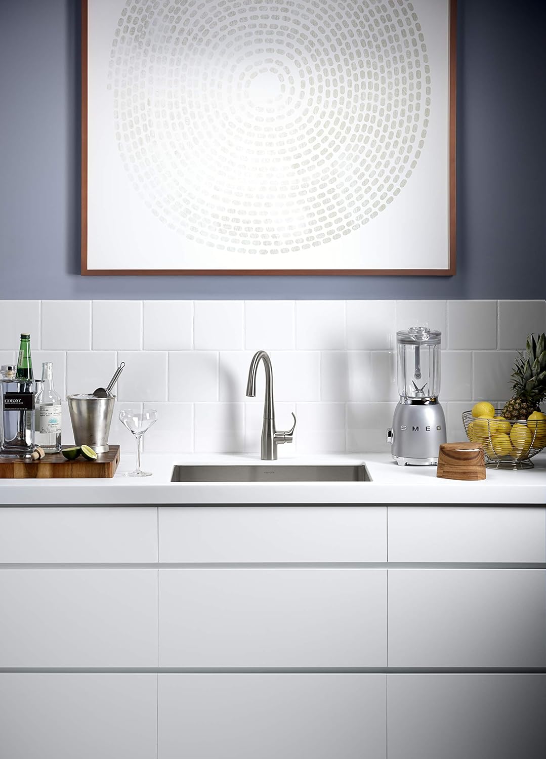 KOHLER K-22034-VS Simplice(R) Bar Sink Faucet, Vibrant Stainless - - 