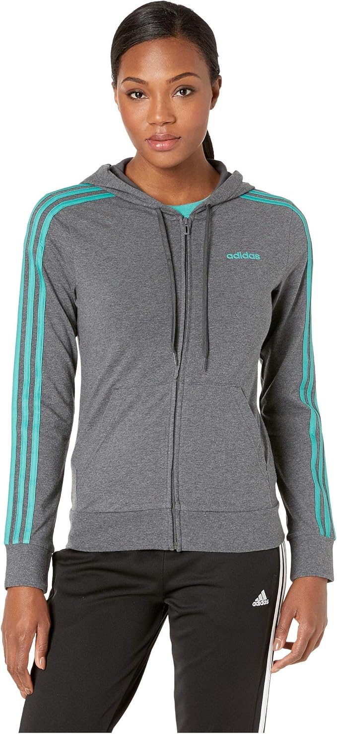 adidas grey zip up