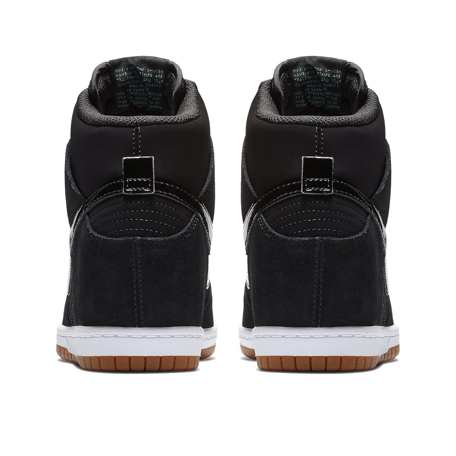 nike dunk sky hi hombre negro