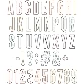 Sizzix Thinlits Die Set 43PK Alphanumeric Bulletin by Tim Holtz, 666281