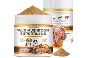 Mushroom Supplement for Dogs & Cats - for Pet Cognition & Immune System Support