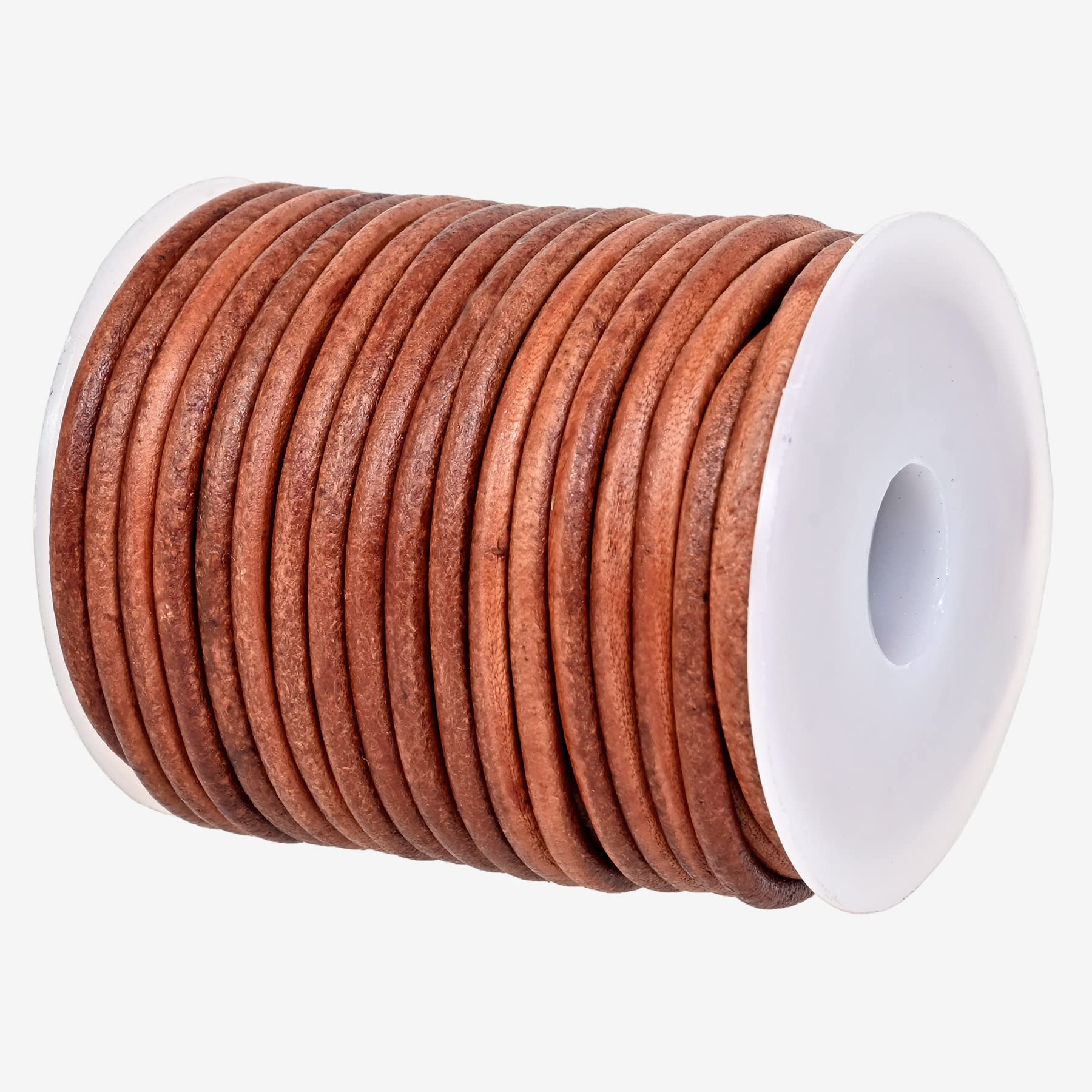 GENIQUE Real/Genuine Round Leather String Cord for