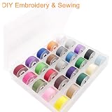 New Brothread 20 Couleurs Métallisées Fil Broderie Machine – 500m Par Bobine, Effet Brillant Pour Broderie Ordinateur Et Décoration Textile