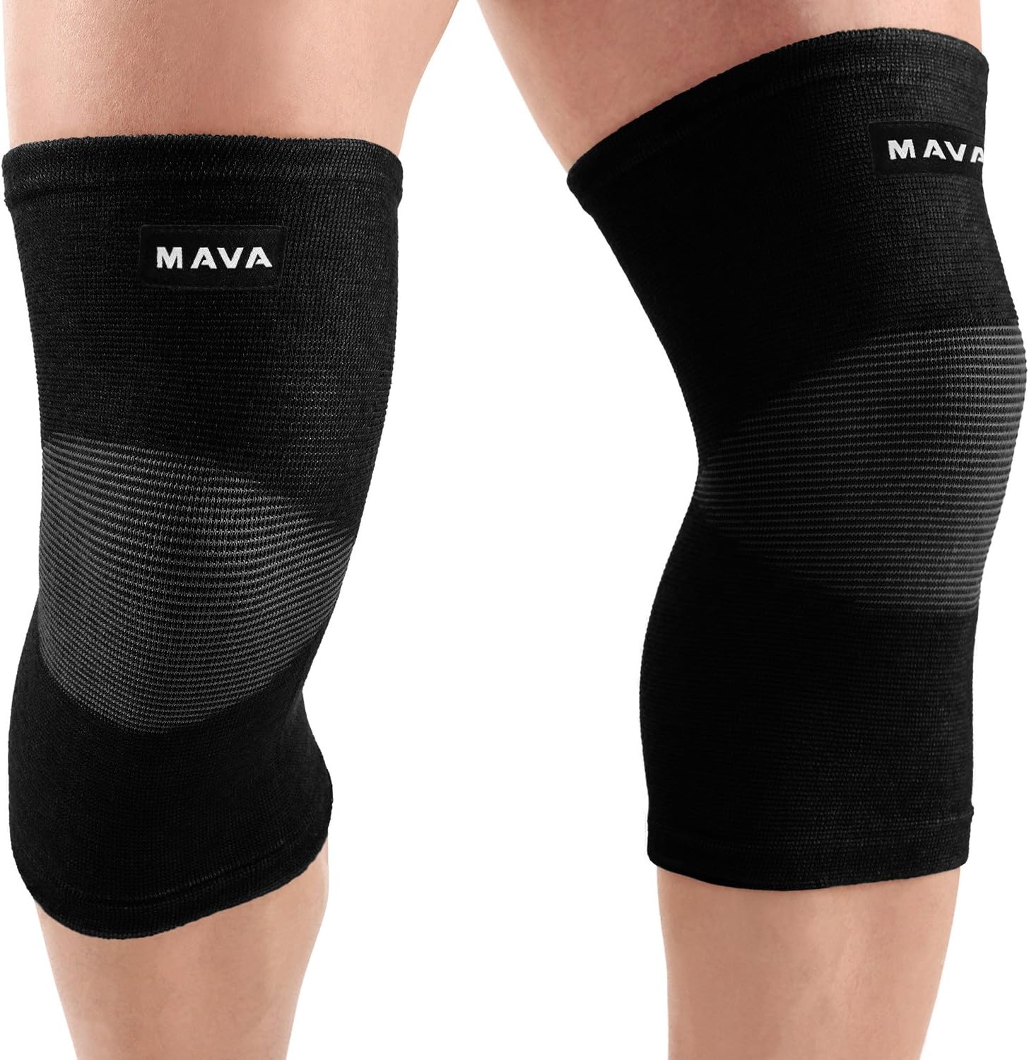 Mava Knee Support Sleeves - Joint Pain & Arthritis Relief – Running & Walking