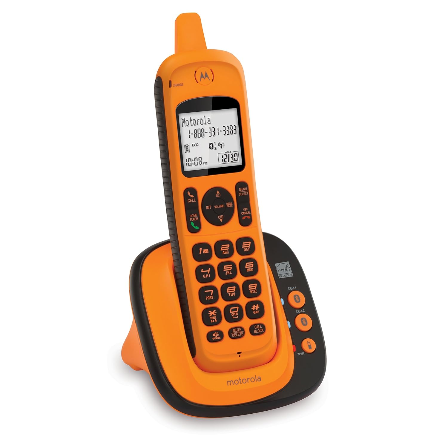 Motorola XT801 DECT 6.0 Rugged Waterproof Cordless Phone with Bluetooth
