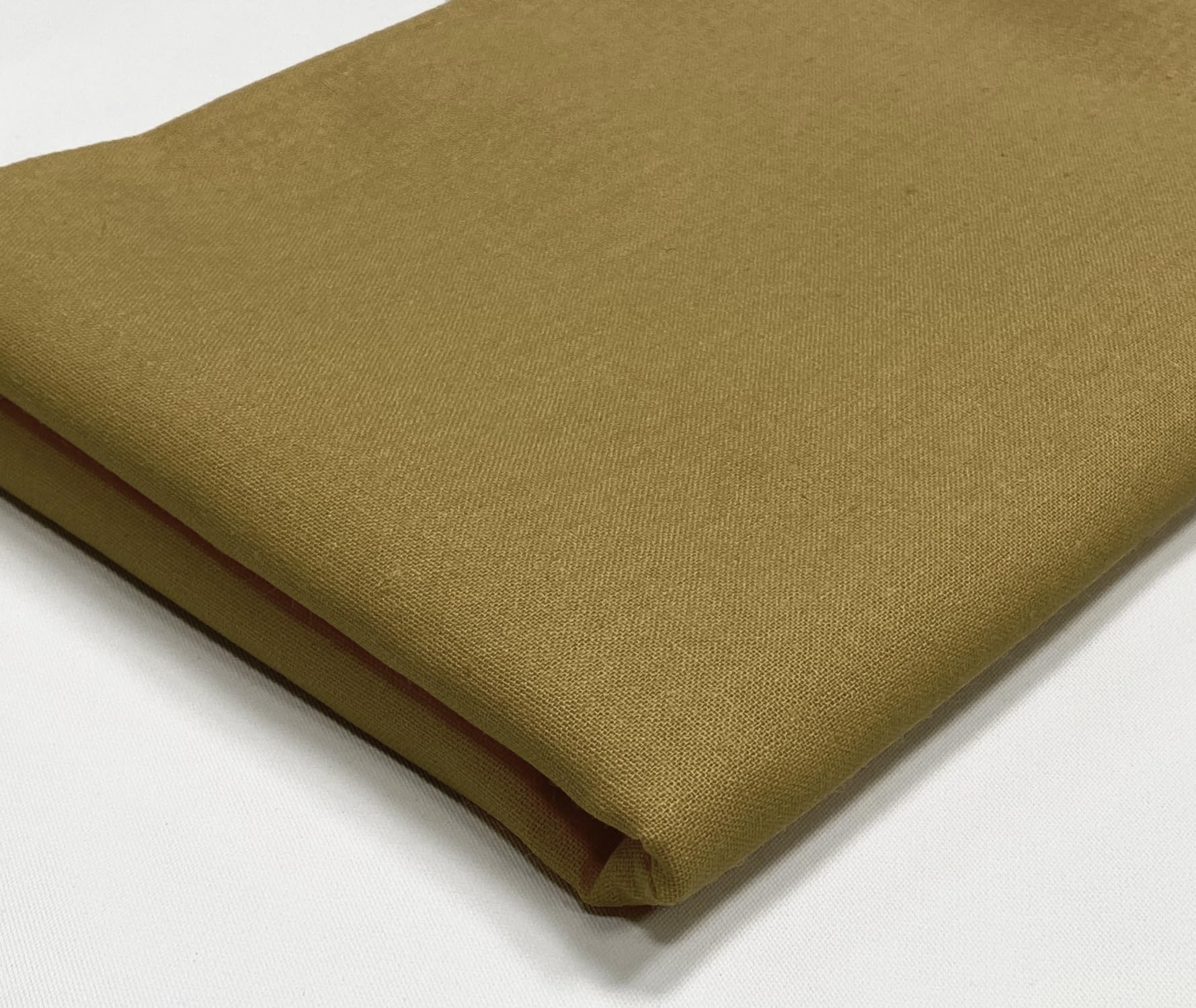 A-Express Plain Cotton Fabric - 60 Inches 150cm Extra Wide Per Metre - 150 GSM Viscose Material - for Clothing, Quilting, Curtain Lining, Sheeting, Costume, Dress, Bedding - Beige 1 Meter — image 1
