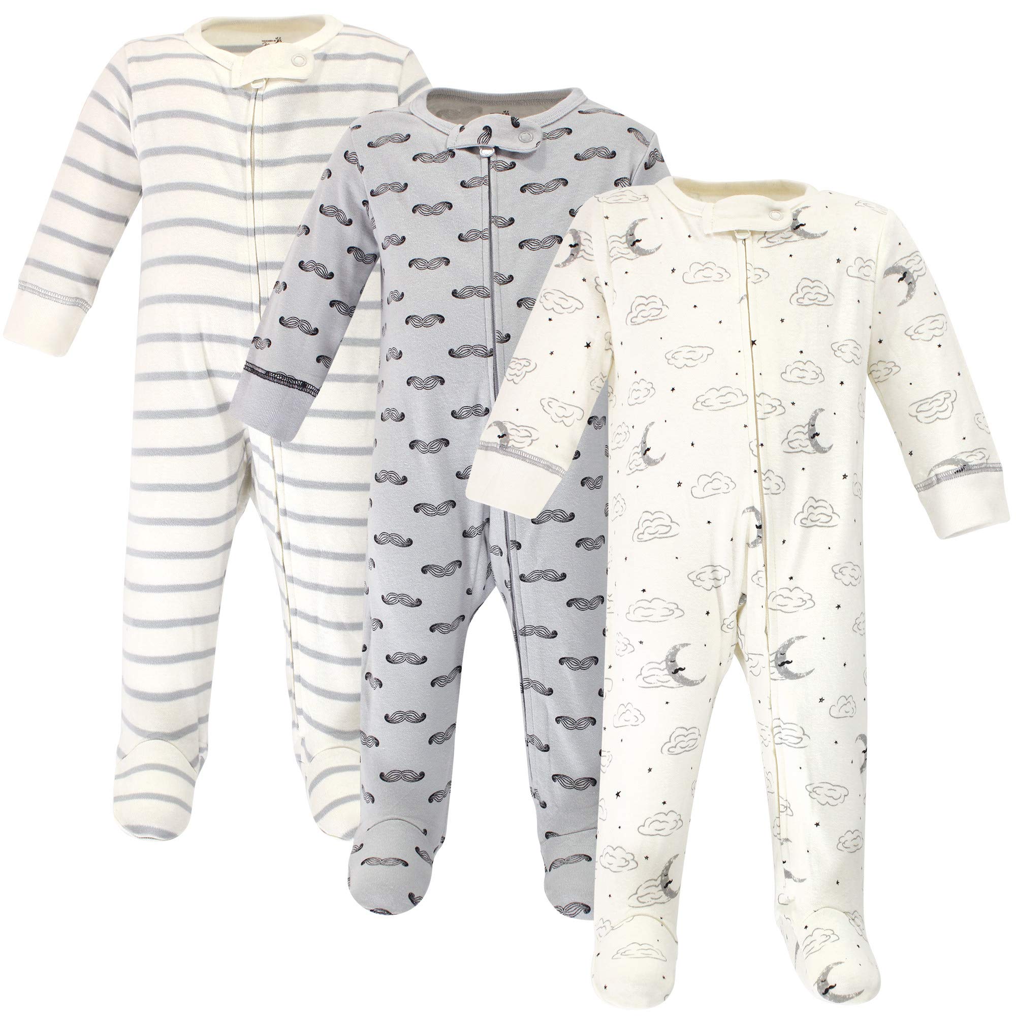 Touched by Nature Baby Organic Cotton Sleep and Play, Mr Moon, 6-9 Months