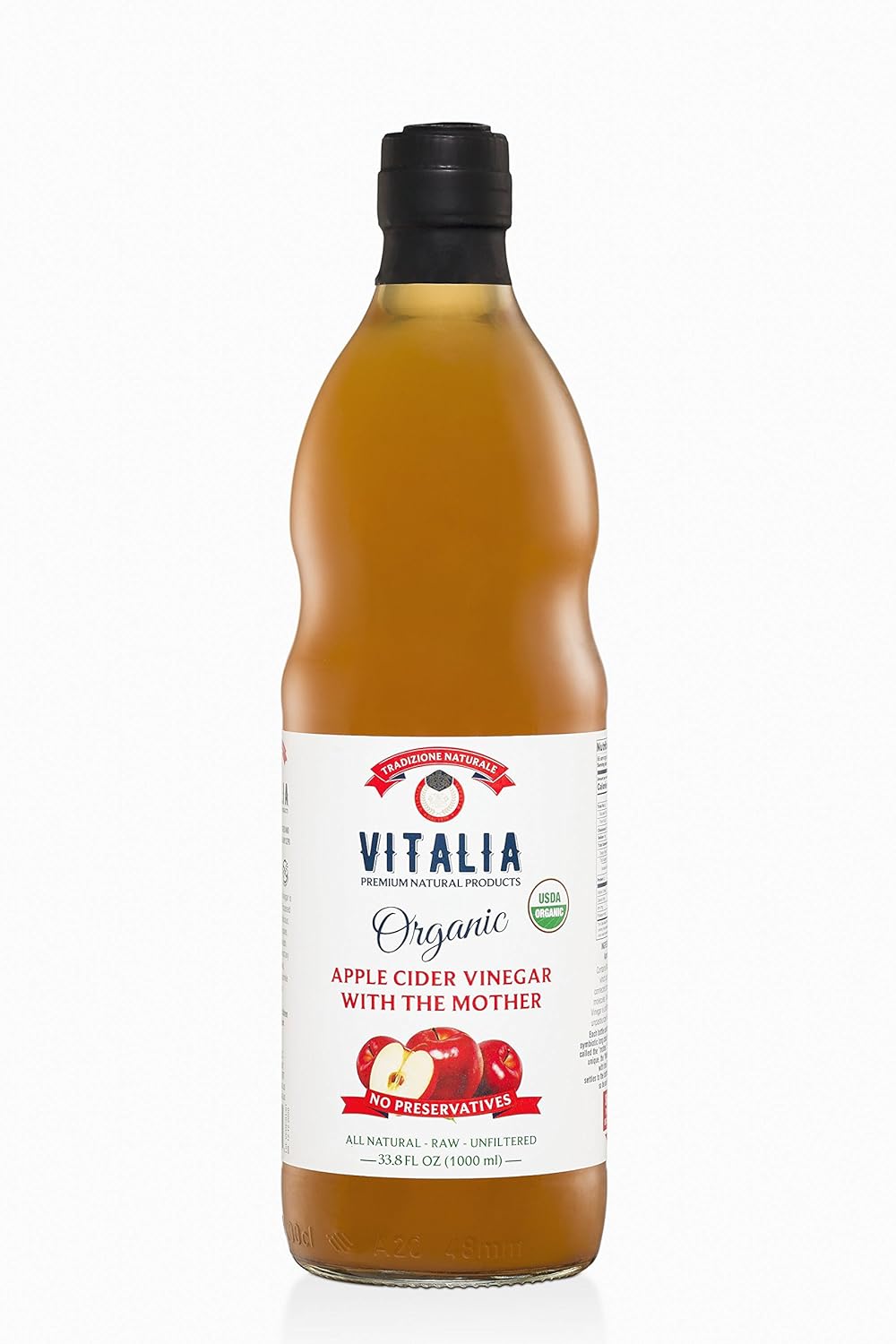 Vitalia Organic Unfiltered Raw Apple Cider Vinegar with