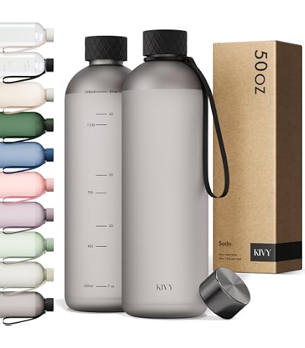 Bouteille Ibili Lake - 550ml, Verre Borosilicate, Protection Silicone | Réutilisable, Sans BPA