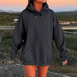 Oversized Cotton Hoodie for Women - Trendy Y2K Cute