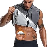HOTSUIT Sweat Vest for Men Weight Loss Full Zipper Sauna Vest for Men Anti-Rip Heat Trapping Shirt for Gym Boxing