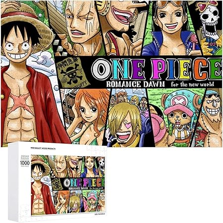 Amazon ジグソーパズル ワンピース One Piece 大冒険 上陸 Color 1000ピース 幼児 アニメ 漫画 子供 プレゼント 溢れる想い エンスカイ クリスマス 壁飾り 無毒無害 ギフト 誕生日 ジグソーパズル おもちゃ