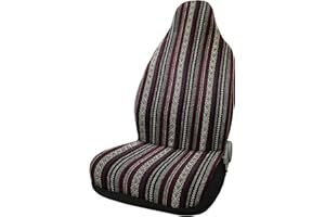 uxcell Universal Stripe Front Baja Bucket Seat Cover Saddle Blanket for Car SUV