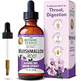 Botanic Choice Marshmallow Root Liquid Extract,1 oz | Alcohol-Free &amp; Gluten-Free Herbal Tincture, 1 fl oz. Traditional Wellness Supplement in Convenient Liquid Drops