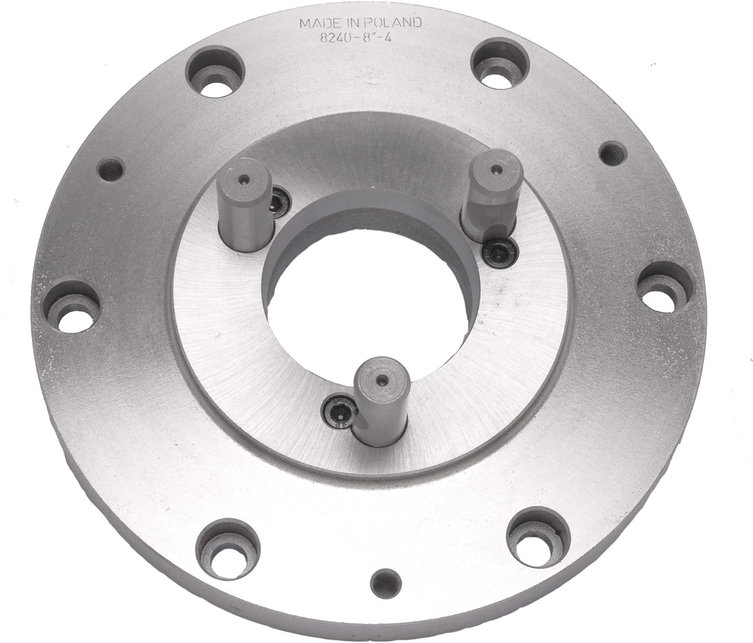 Bison 7878085 8" D15 Back Plate for Lathe Chucks Power Lathe