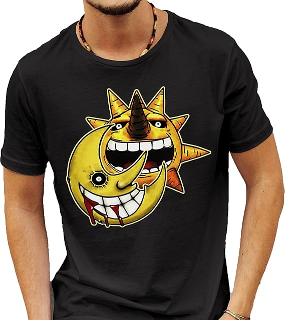 Black Soul Eater T Shirt Xx Large Sun And Moon T Shirt Birthday Present Dark T Shirt Soul Eater Goth T Shirt Motorcycle Clothing Motorcycle T Shirt Amazon De Kuche Haushalt And here is the moon:l. amazon de