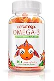 Coromega Omega 3, high - DHA  Gummy Fruits, 60-Count