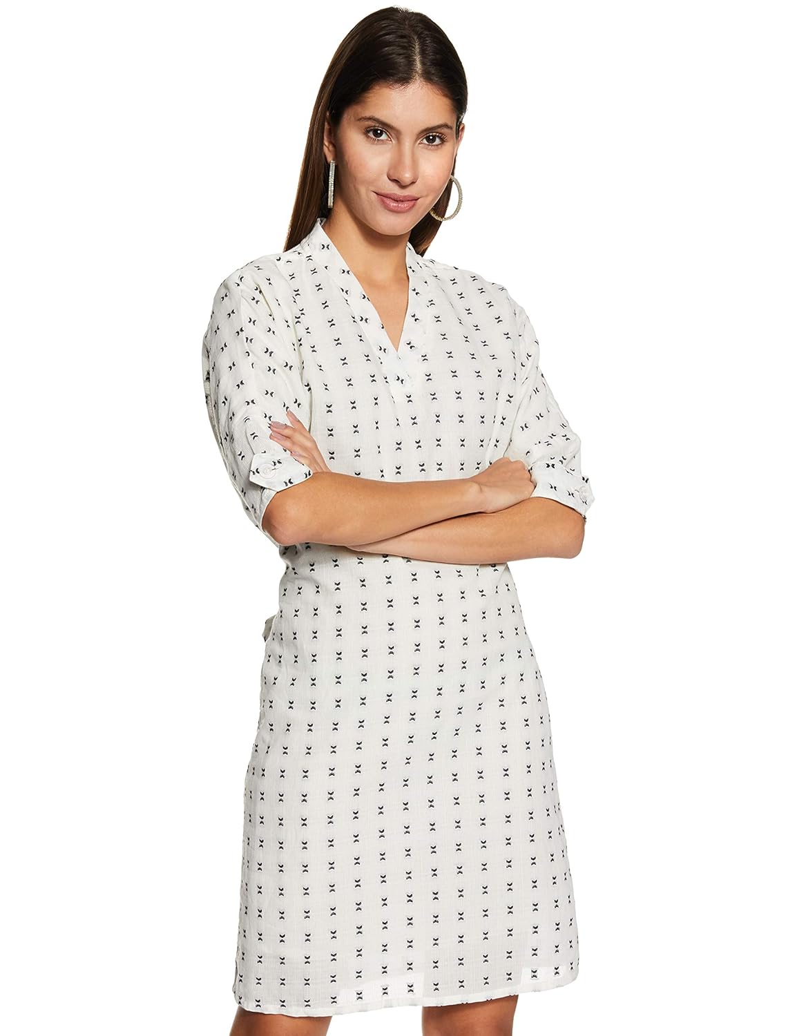 Buy AND Cotton Shift Dress at Amazon.in
