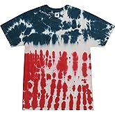 Colortone Spider Tie Dye T-Shirts for Men and Women - Unisex Short Sleeve Tie-Dye T Shirts for Adults