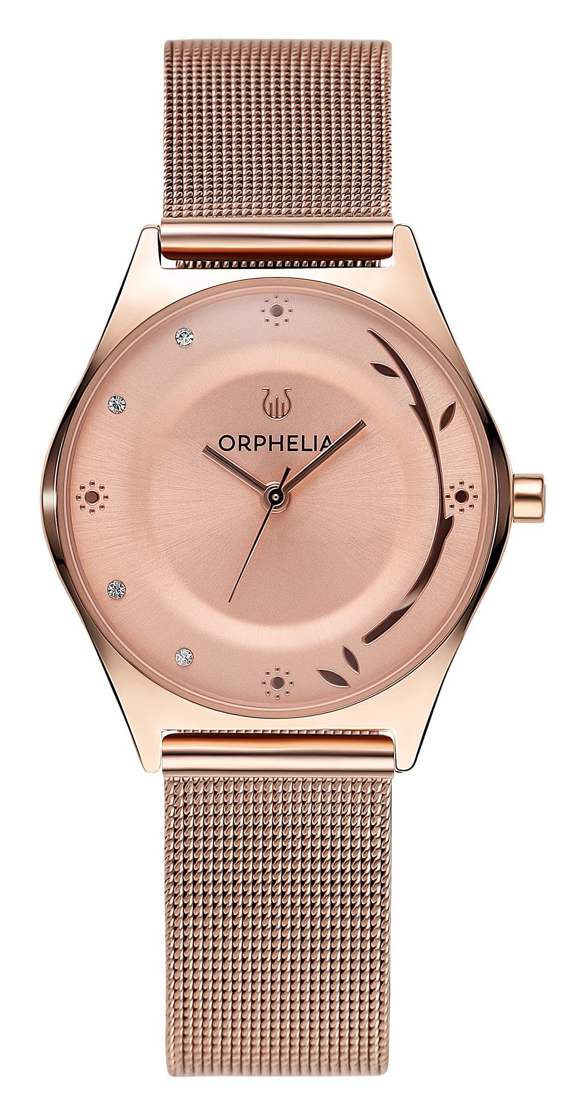 Orphelia Opulent Chic Women's Quartz Watch with Rose Gold Dial Analogue Display and Rose Gold Stainless Steel Strap 12603 — image 1