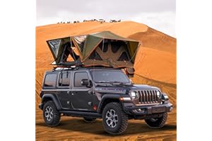 BAYATI Naturnest Rooftop Tent, Great View Ventilation Light Weight Tent for 2 Person Camping, Waterproof Windproof UV-Resistant Blackout Privacy 4 Season Tent for Truck, Jeep, SUV, Van, Trailer - Andromeda