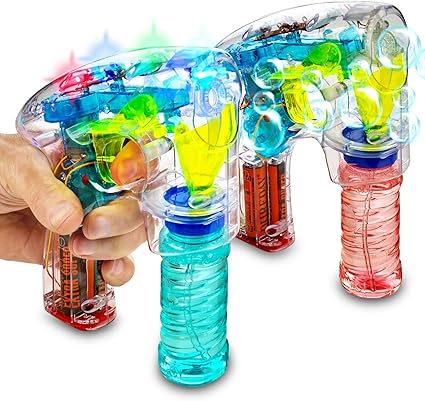 Amazon Com Kicko Bubble Gun Blower 2 Pack For Kids Party