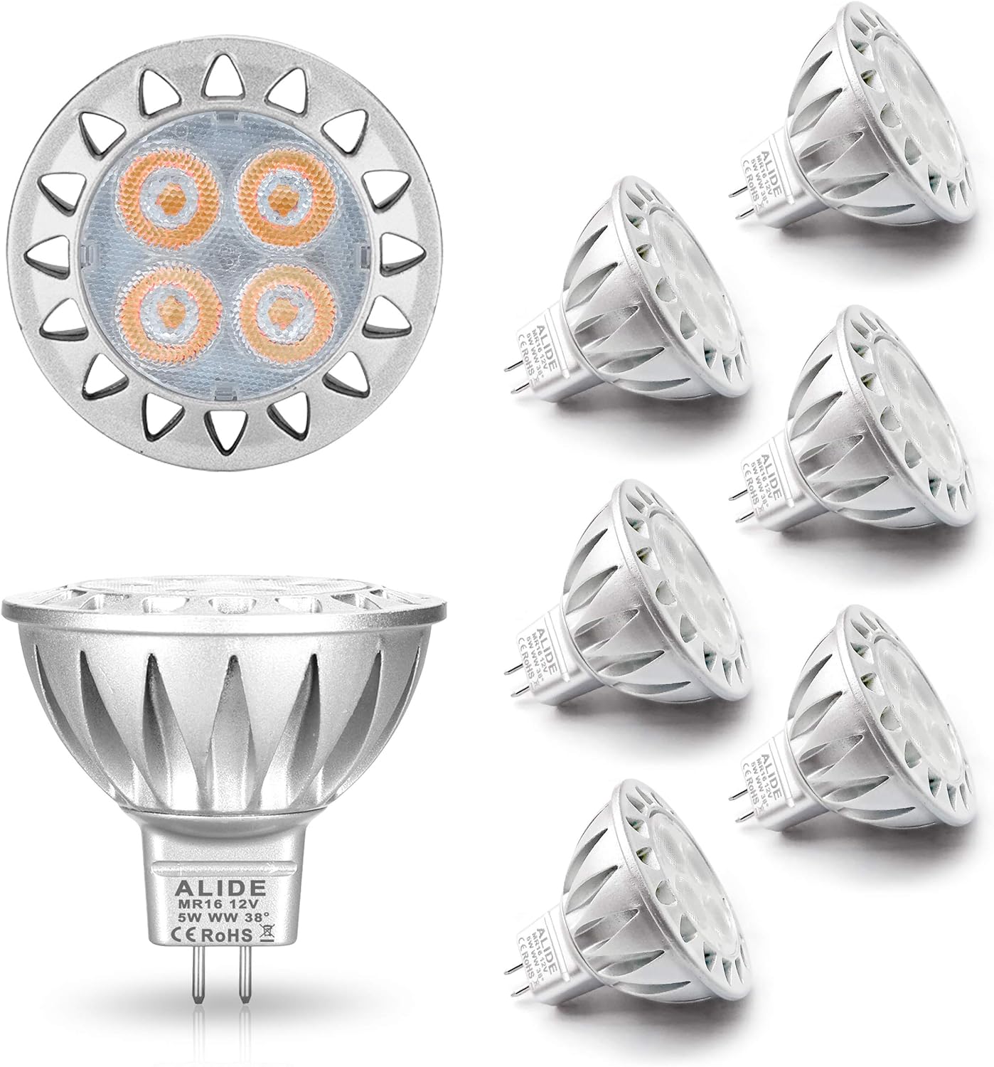 ALIDE MR16 Led Bulbs 5W Replace 20W 35W 