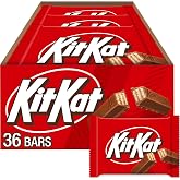 KIT KAT Milk Chocolate Wafer Candy Bars, 1.5 oz, 36 ct | Crisp Wafers Covered in Milk Chocolate, Kosher, Individually Wrapped Chocolate Candy for Lunch Boxes and Sharing, 36 ct