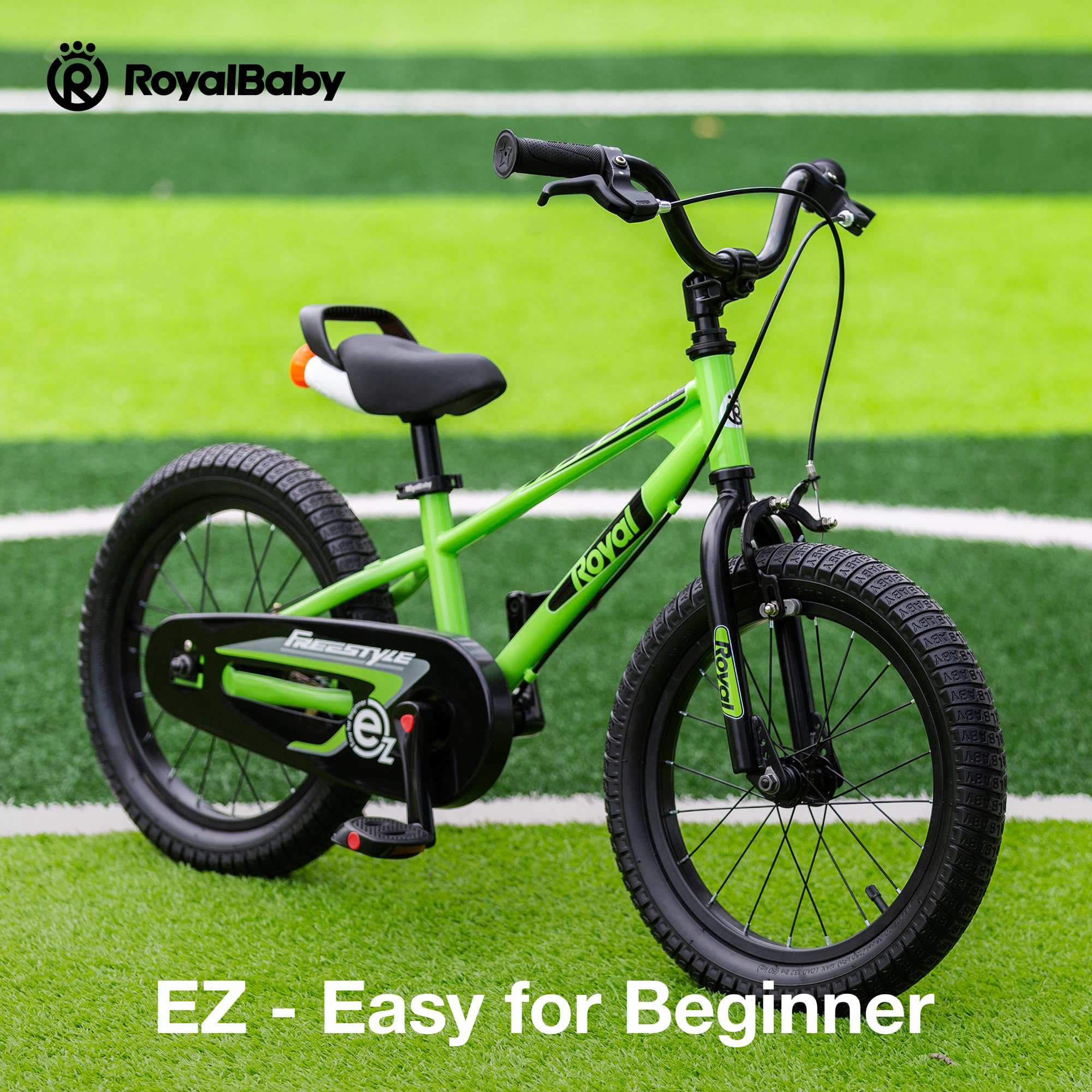 RoyalBaby Kids Bike EZ Balance to Pedal Dual Handbrake Toddlers Boys Girls Bicycle 12-20 Inch for Age 3-10 Years