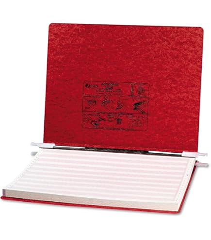 Pressboard Hanging Data Binder, 11 X 8-1/2 Unburst Sheets, Executive - View #10