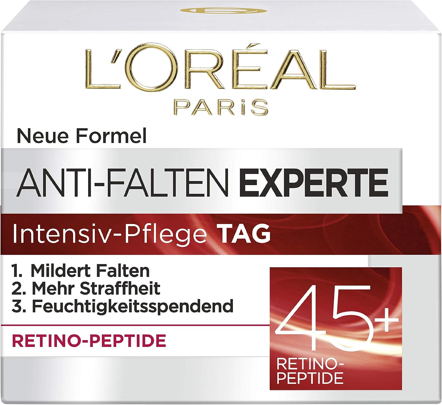 L'Oréal Paris Moisturiser for the Face Anti-Ageing Cream to Reduce Wrinkles, with Retino Peptides