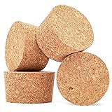 Juvale 4-Pack Large Cork Stoppers - 2.44 x 2.20 x