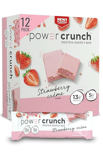 POWER CRUNCH PROTEIN WAFER BARS, HIGH PROTEIN SNACKS...